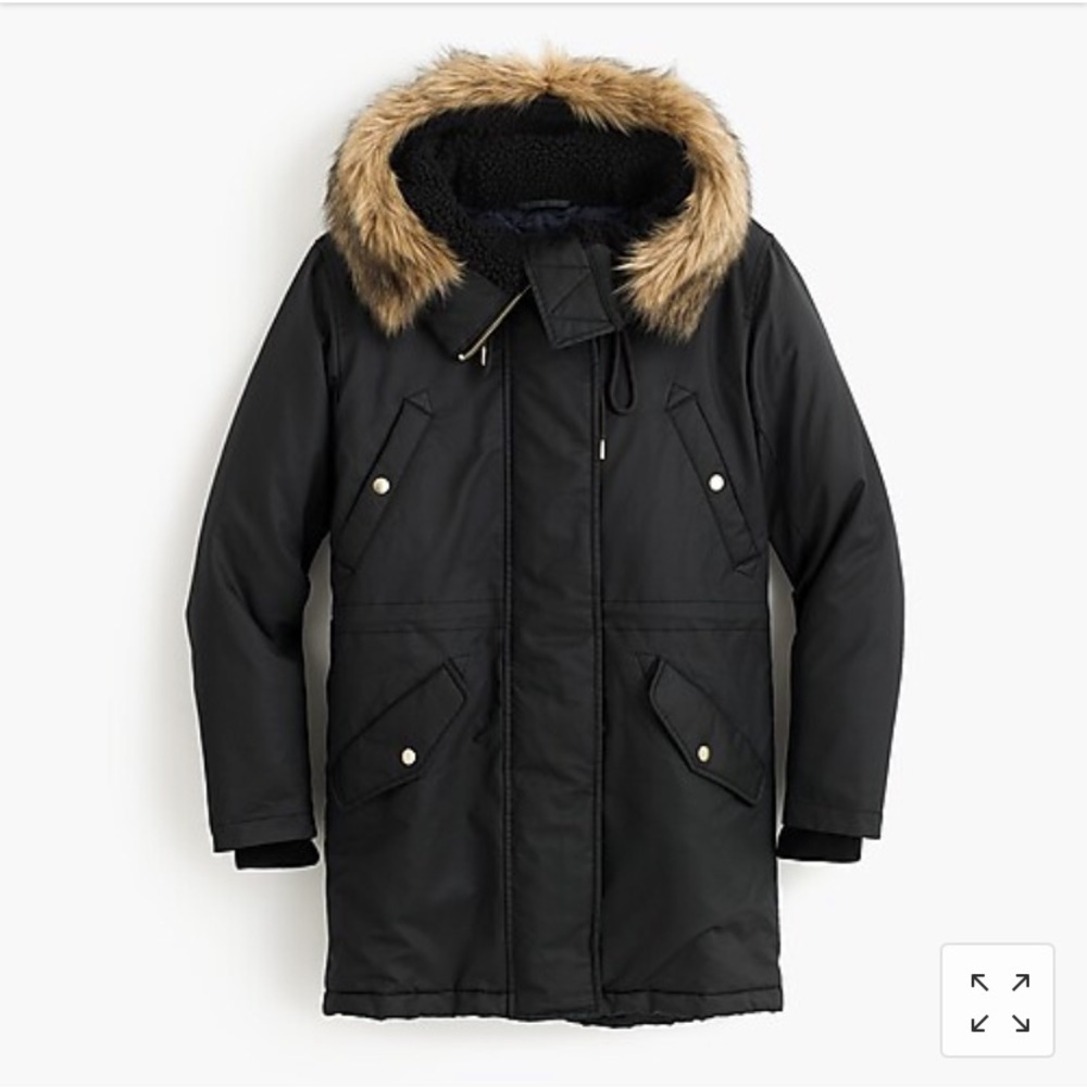 JCREW Petite perfect winter parka coat
